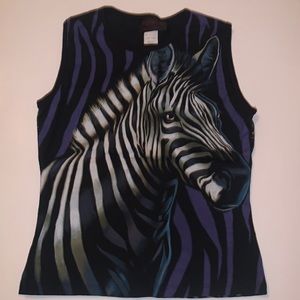 Beautiful zebra print top